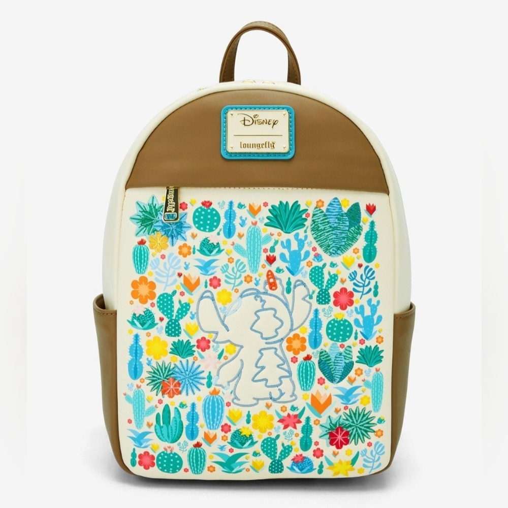 Loungefly Disney Stitch Cacti Embroidered Backpack (Price Is Firm)